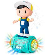 Electric Boy Balanced Vehicle with 360° Rotating Musical Dancing, 5D Lights & Music (3+ Years)