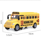 School Bus Van Toy for Kids with Music Flashlights 360° Rotation Bump & Go (3+ Years)