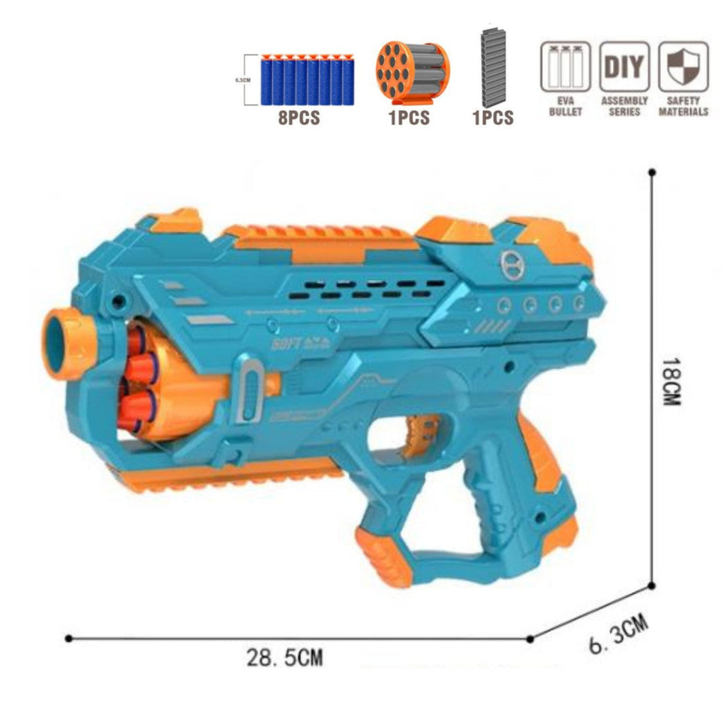 DIY Puzzle Assembly Soft Bullet Gun for Kids (6+ Years)