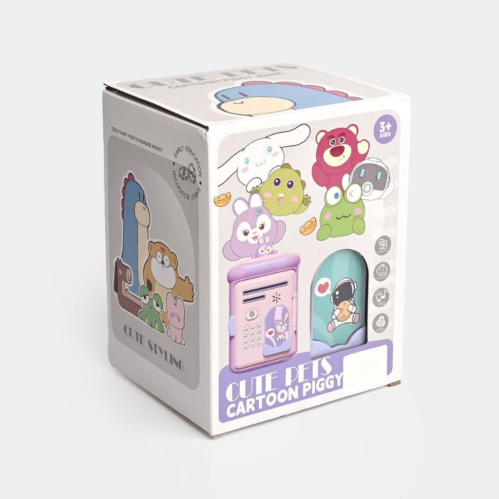 Cute Pets Electronic Safe Bank for Kids (3+ Years)
