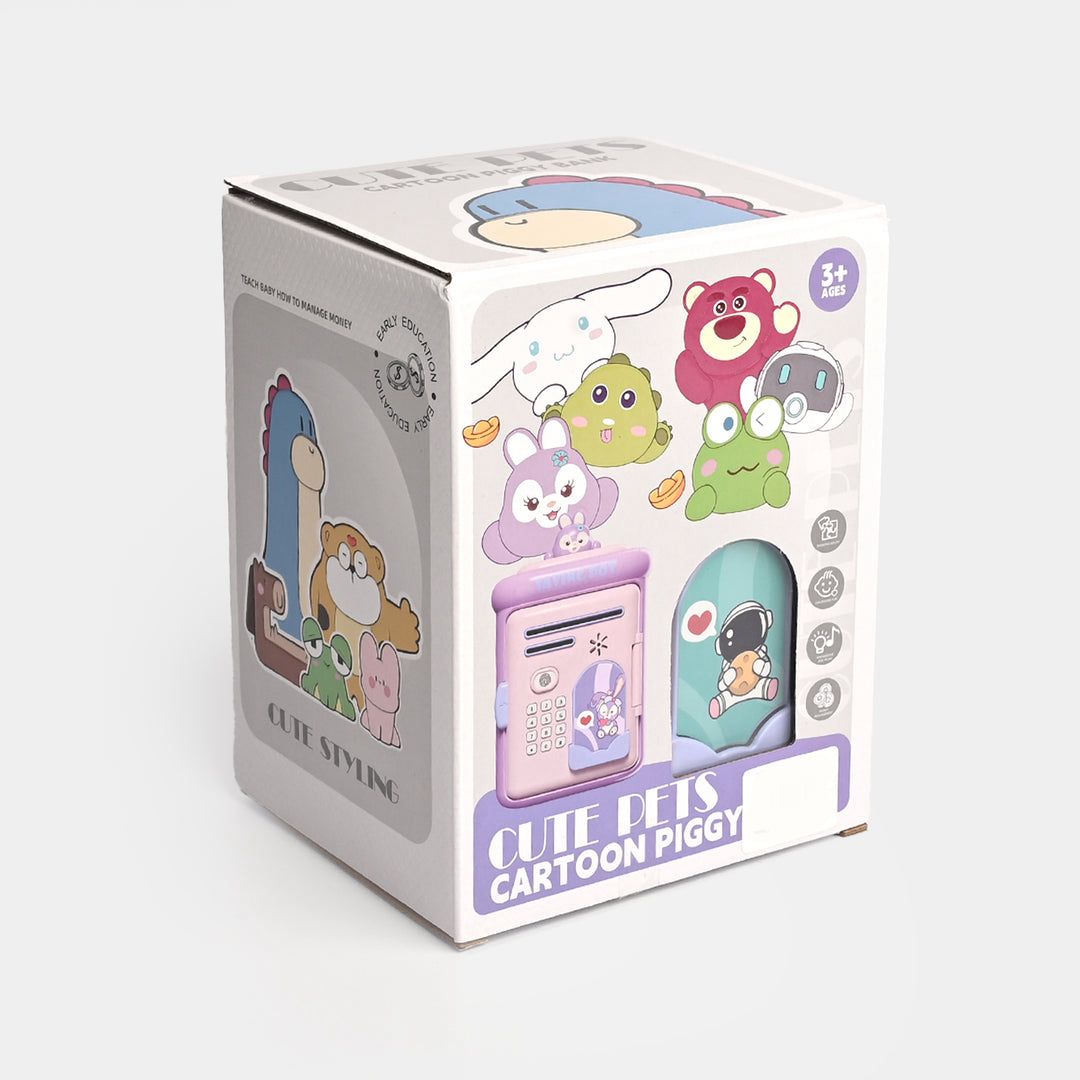 Cute Pets Electronic Safe Bank for Kids (3+ Years)