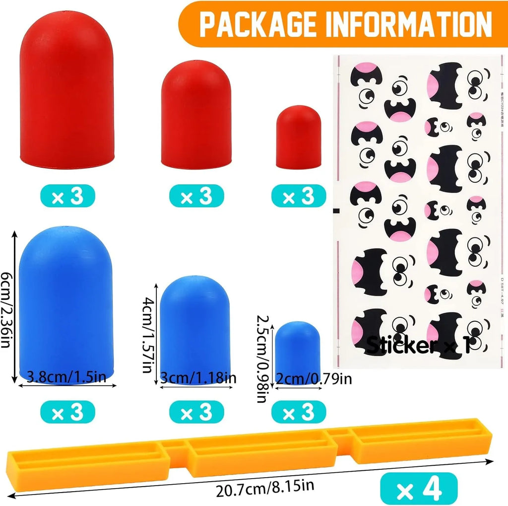 Gobble Tic Tac Toe Strategy Board Game for Kids (3+ Years)