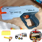 RAVIL-A Soft Space Gun with Transparent Shooting Glasses for Kids (6+ Years)