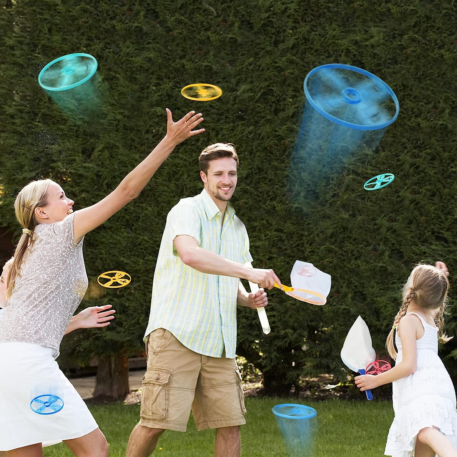 Fun Rocket Frisbee Rocket Modeling Toy with Flying Discs (3+ Years)