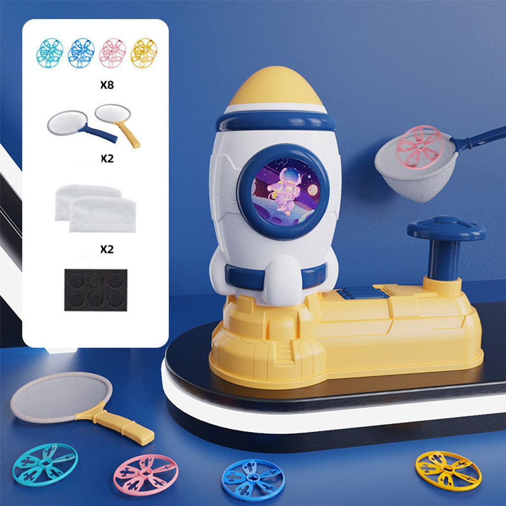 Fun Rocket Frisbee Rocket Modeling Toy with Flying Discs (3+ Years)