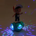 Electric Boy Balanced Vehicle with 360° Rotating Musical Dancing, 5D Lights & Music (3+ Years)