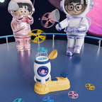 Fun Rocket Frisbee Rocket Modeling Toy with Flying Discs (3+ Years)