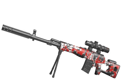 AWM Super Gel Ball Blaster Sniper Gun with Telescope & Tripod (14+ Years)