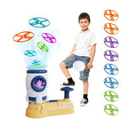 Fun Rocket Frisbee Rocket Modeling Toy with Flying Discs (3+ Years)