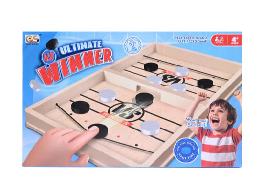 Ultimate Winner Fast Sling Puck Board Game (4+ Years)
