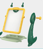 Dino Colorful Magnetic Educational & Drawing Two-Sided Board for Kids (3+ Years)