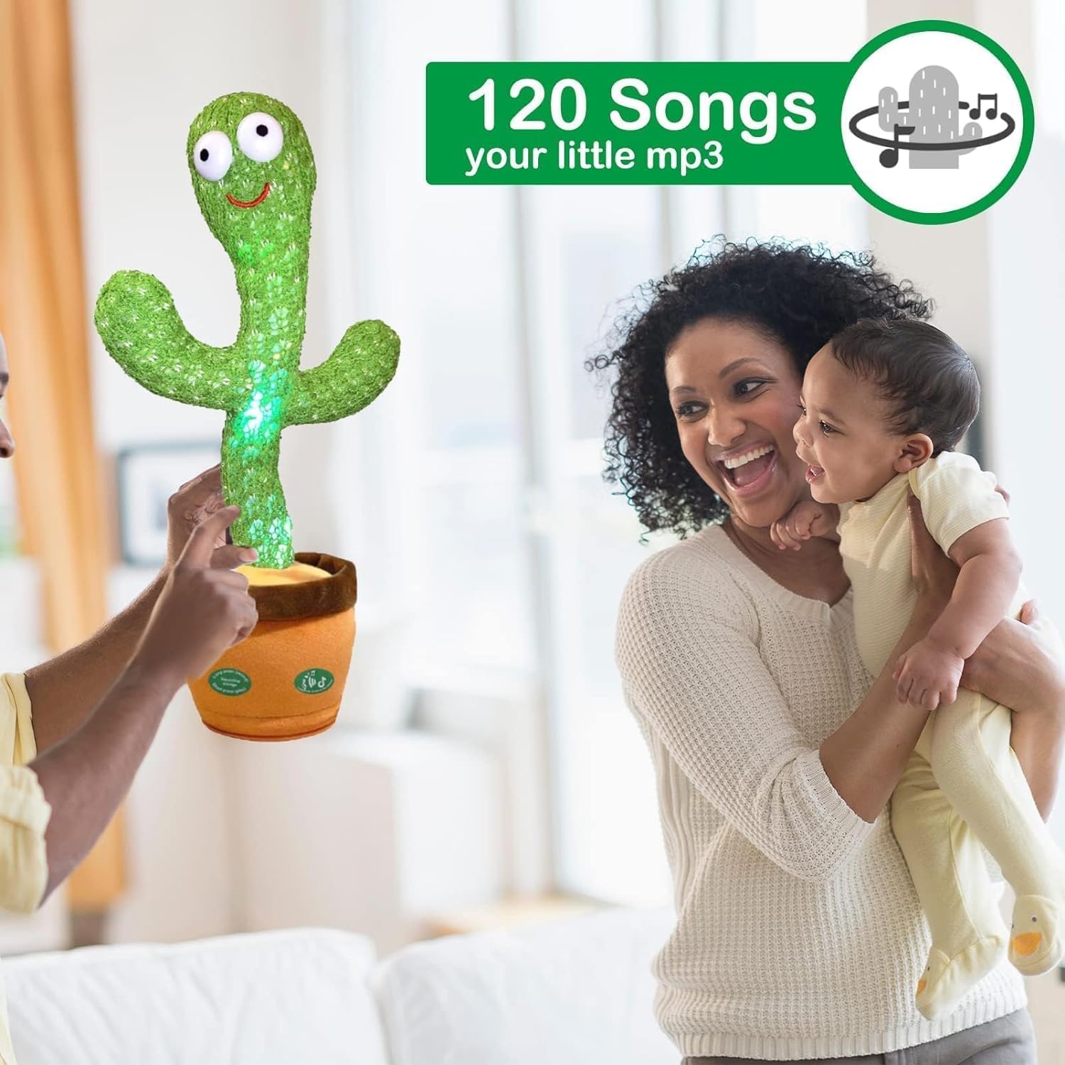 Funny Dancing & Talking Cactus Toy (1+ year)