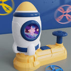 Fun Rocket Frisbee Rocket Modeling Toy with Flying Discs (3+ Years)
