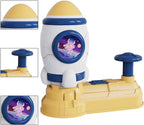 Fun Rocket Frisbee Rocket Modeling Toy with Flying Discs (3+ Years)
