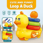 Loop a Duck with Lights, Music & Bump-and-Go Action Funny Musical Duck Toy (3+ Years)