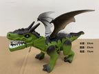 Simulation Electric Dinosaur Fiery Dragon Toy with Lights, Sound & Moving Wings (3+ Years)