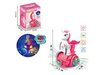 Electric Unicorn Car Toy 360° Rotating Musical Dancing with 5D Lights & Sound (3+ Years)
