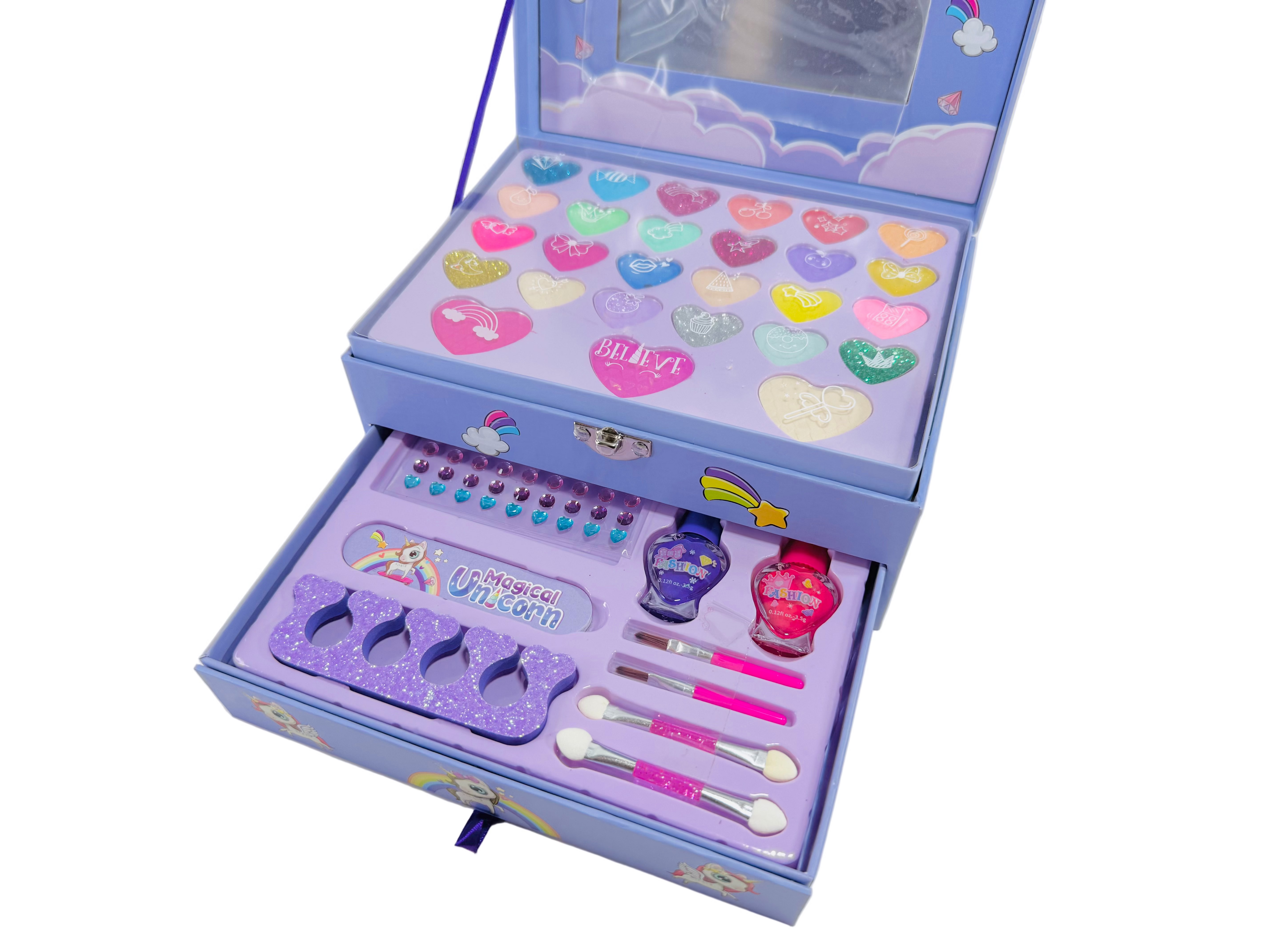 Magical Unicorn Make Up Set for Girls Non-Toxic (5+ years)