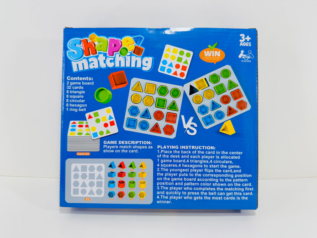 Shape Matching Montessori Toy Color and Shape Puzzle Game (3+ Years)