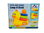 Loop a Duck with Lights, Music & Bump-and-Go Action Funny Musical Duck Toy (3+ Years)