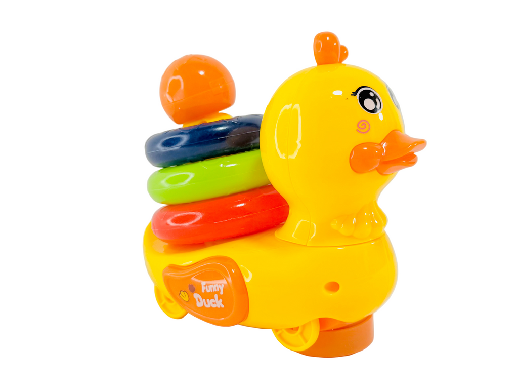 Loop a Duck with Lights, Music & Bump-and-Go Action Funny Musical Duck Toy (3+ Years)