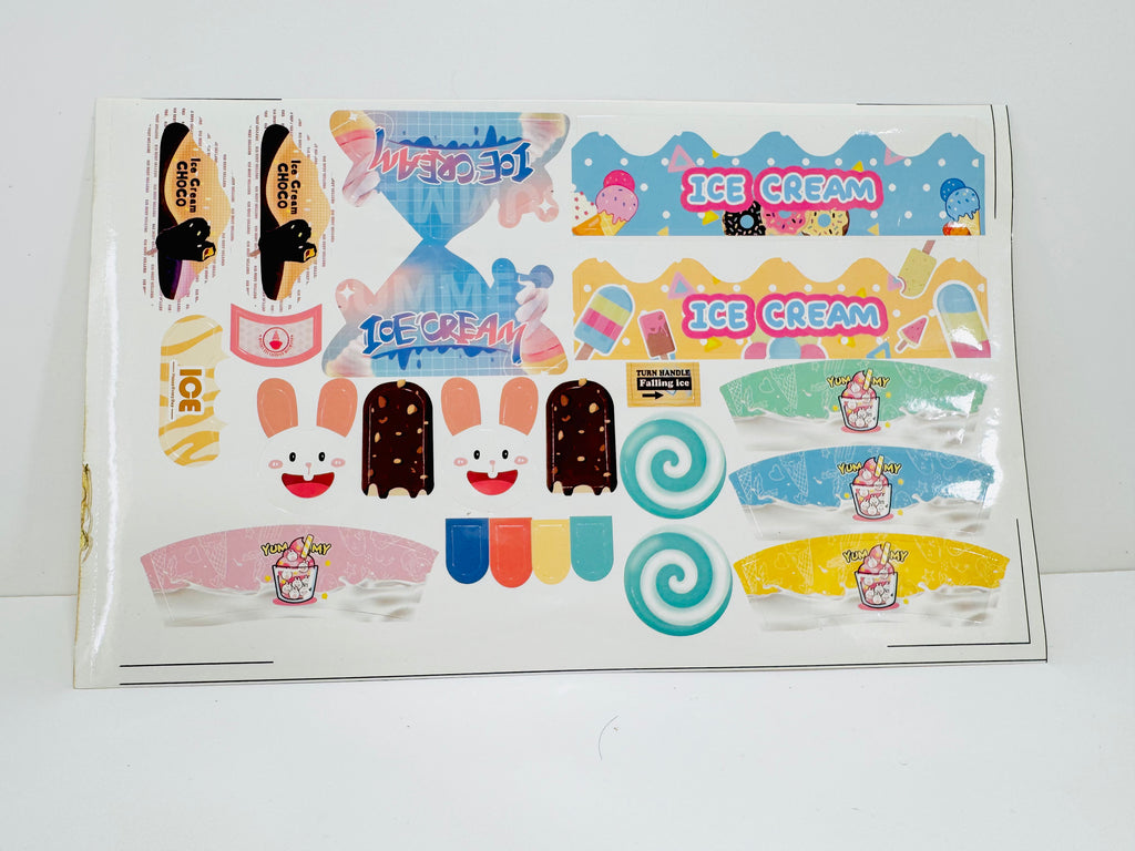 Pony Ice Cream Truck Toy with Lights & Music for Kids (3+ Years)