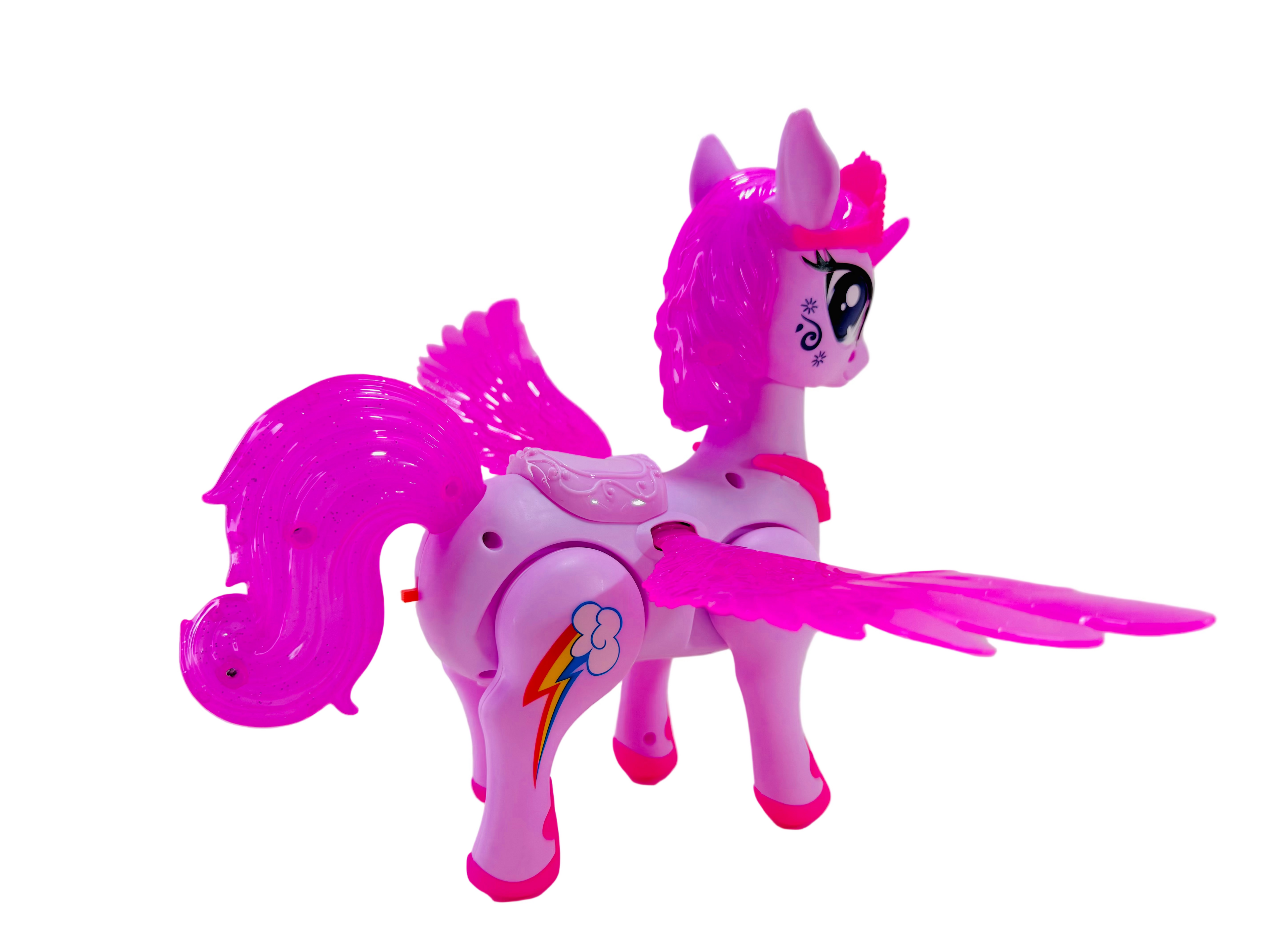Premium Dreamy Unicorn Toy for Kids with Music, Glowing Lights & Walking Action (3+ Years)