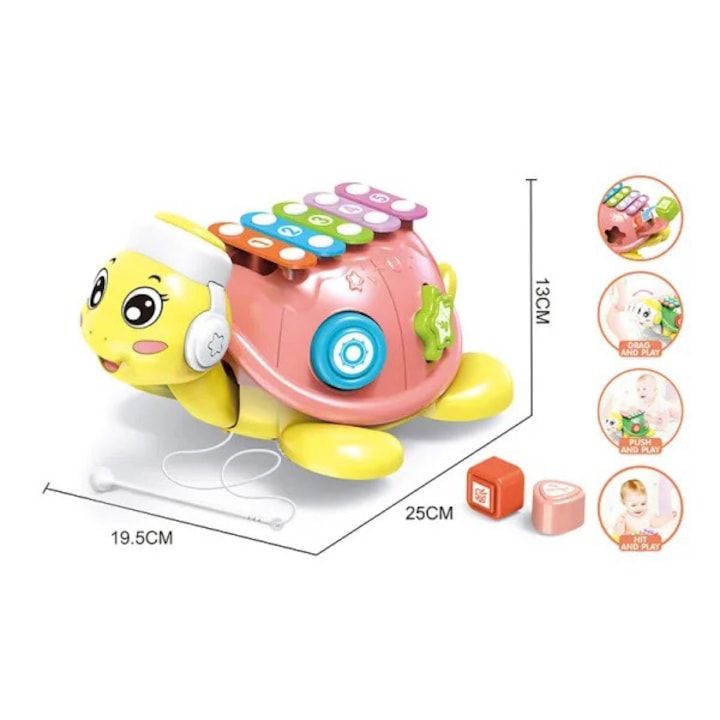 Tortoise Piano Musical Toy for Kids (18+ Months)