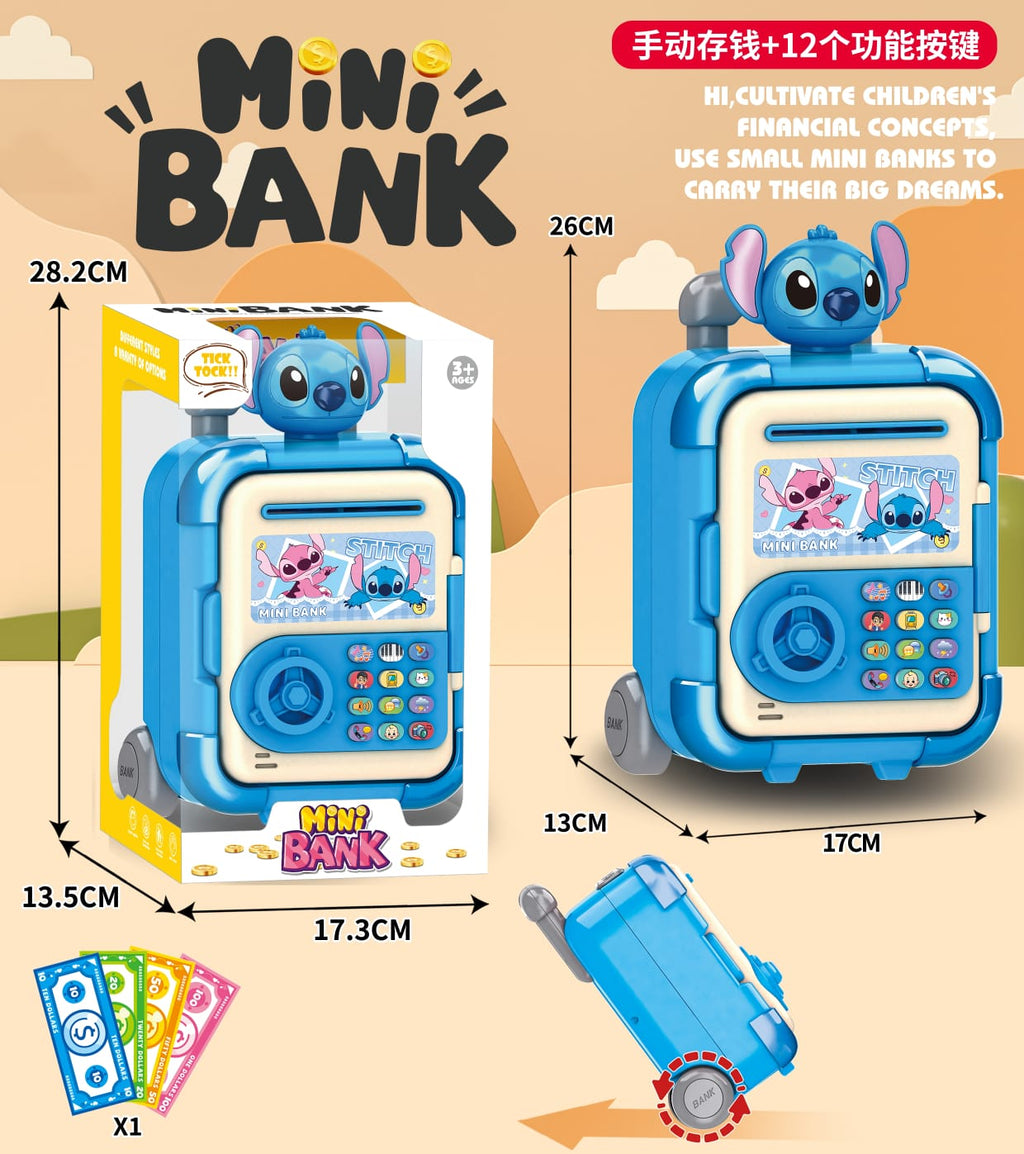 Premium Password Safe Mini Bank for Kids (3+ Years)