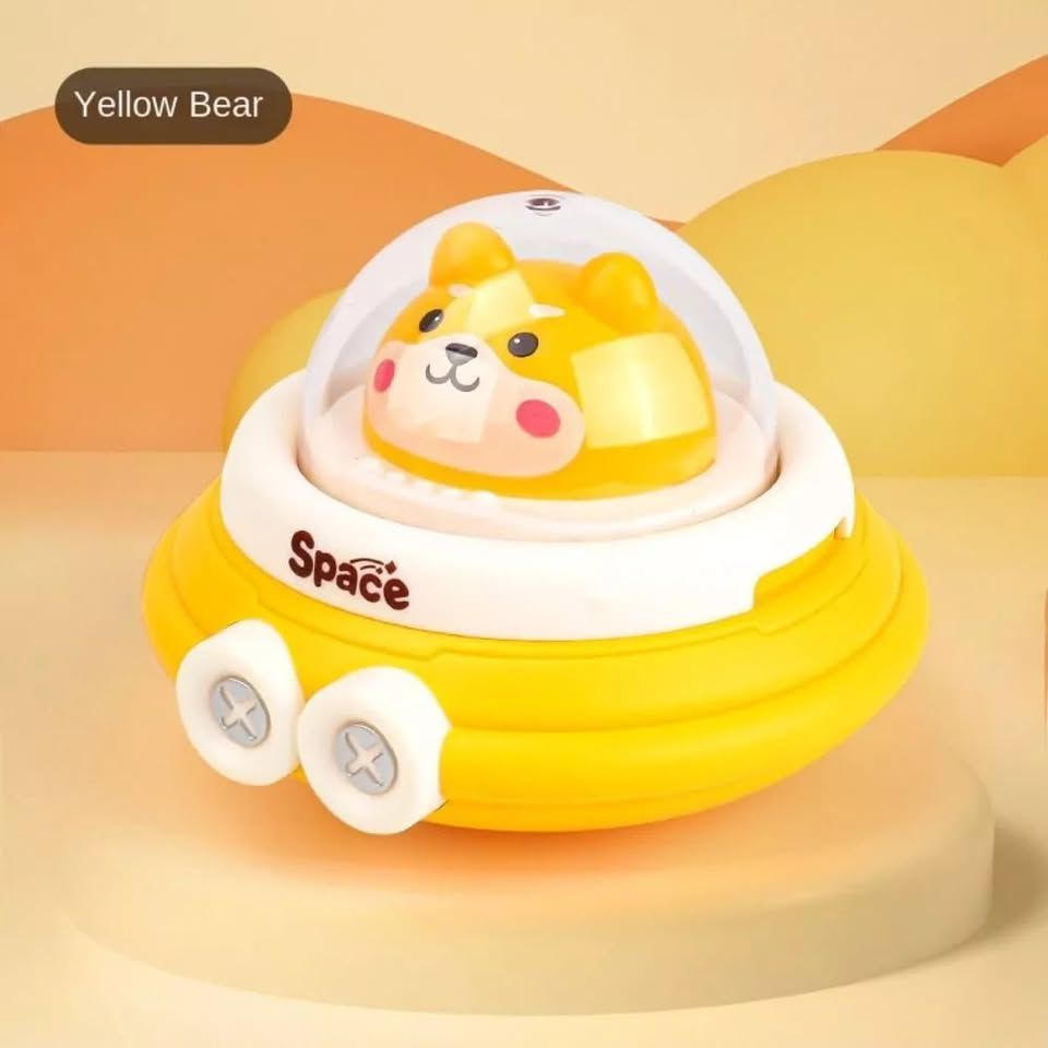 Spacecraft Animal Press & Go Car Toy (1+ Year)