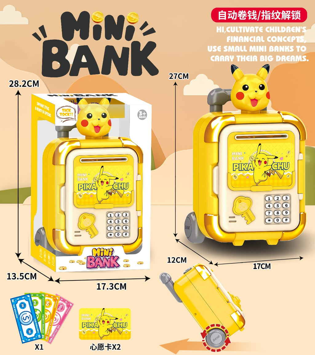 Premium Password Safe Mini Bank for Kids (3+ Years)