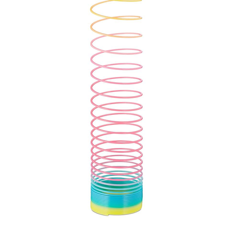 Rainbow Slinky Magical Elastic String Coil with Fun Tricks & Brain Development (3+ Years)