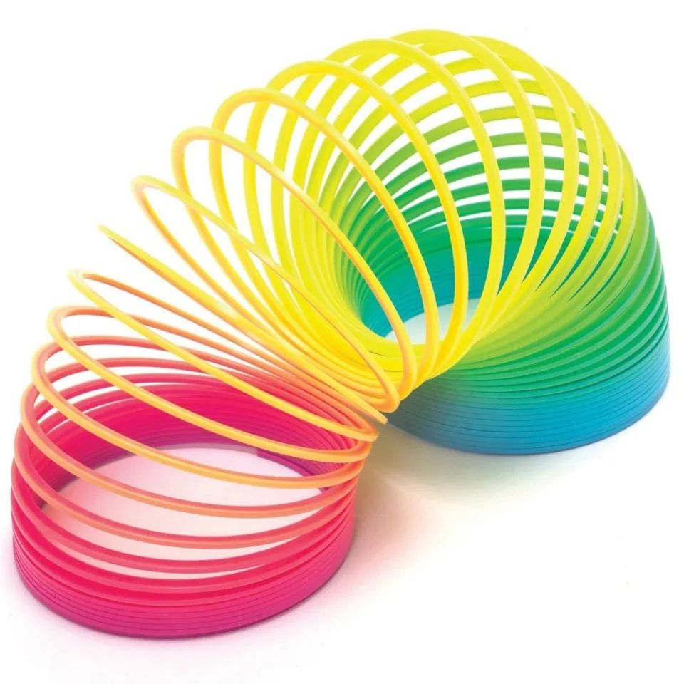 Rainbow Slinky Magical Elastic String Coil with Fun Tricks & Brain Development (3+ Years)