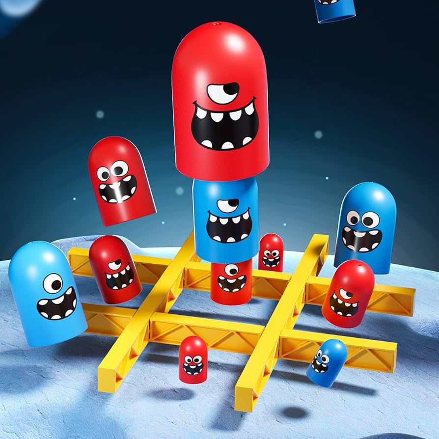 Gobble Tic Tac Toe Strategy Board Game for Kids (3+ Years)