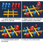 Gobble Tic Tac Toe Strategy Board Game for Kids (3+ Years)