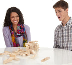 Classic Jenga Genuine Hardwood Block Game for Kids & Adults (6+ Years) Pull, Stack & Crash Fun