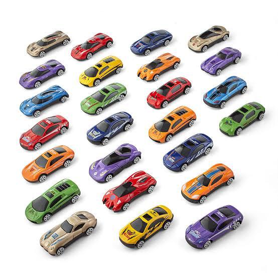 12-Piece Diecast Alloy Car Racer Set for Kids (3+ Years)