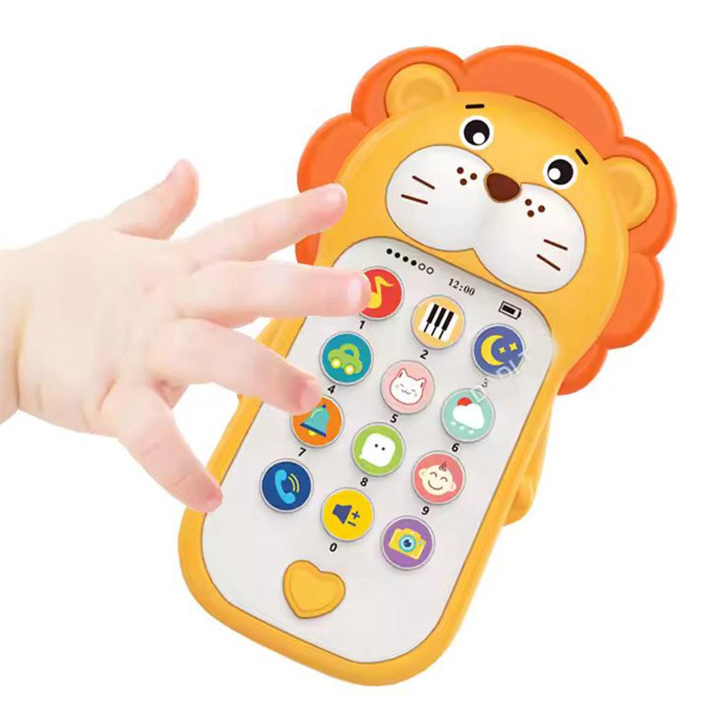Educational Lion Shape Puzzle Mobile Phone with Music, Sounds & Cognitive Skill Training for Toddlers (18+ Months)