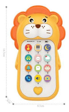 Educational Lion Shape Puzzle Mobile Phone with Music, Sounds & Cognitive Skill Training for Toddlers (18+ Months)