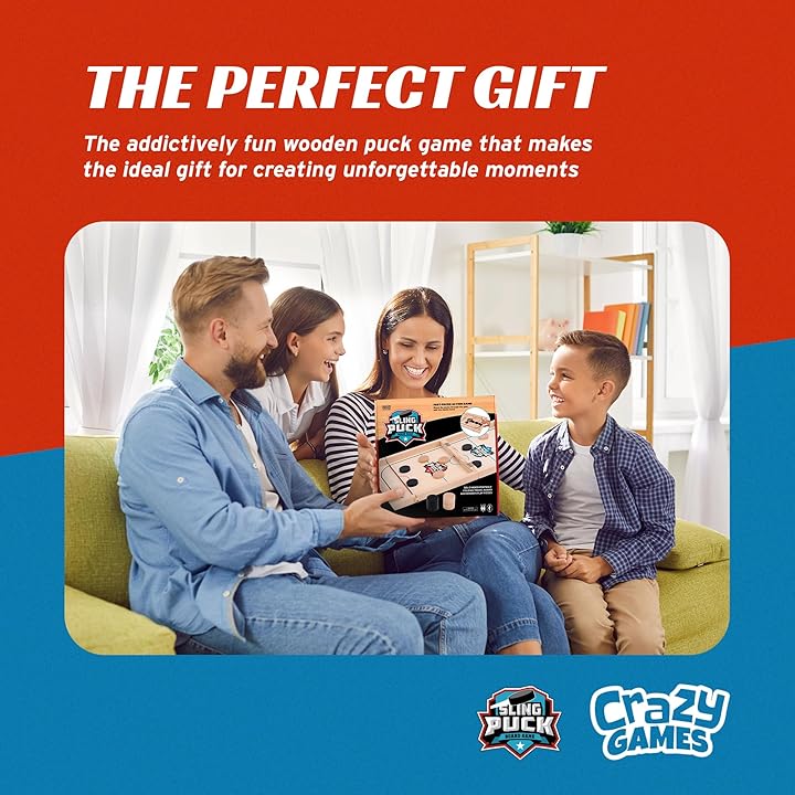 Ultimate Winner Fast Sling Puck Board Game (4+ Years)