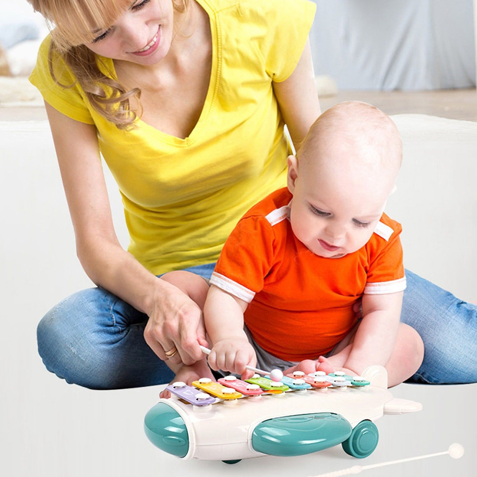 Airplane Musical Xylophone for Kids (18+ Months)