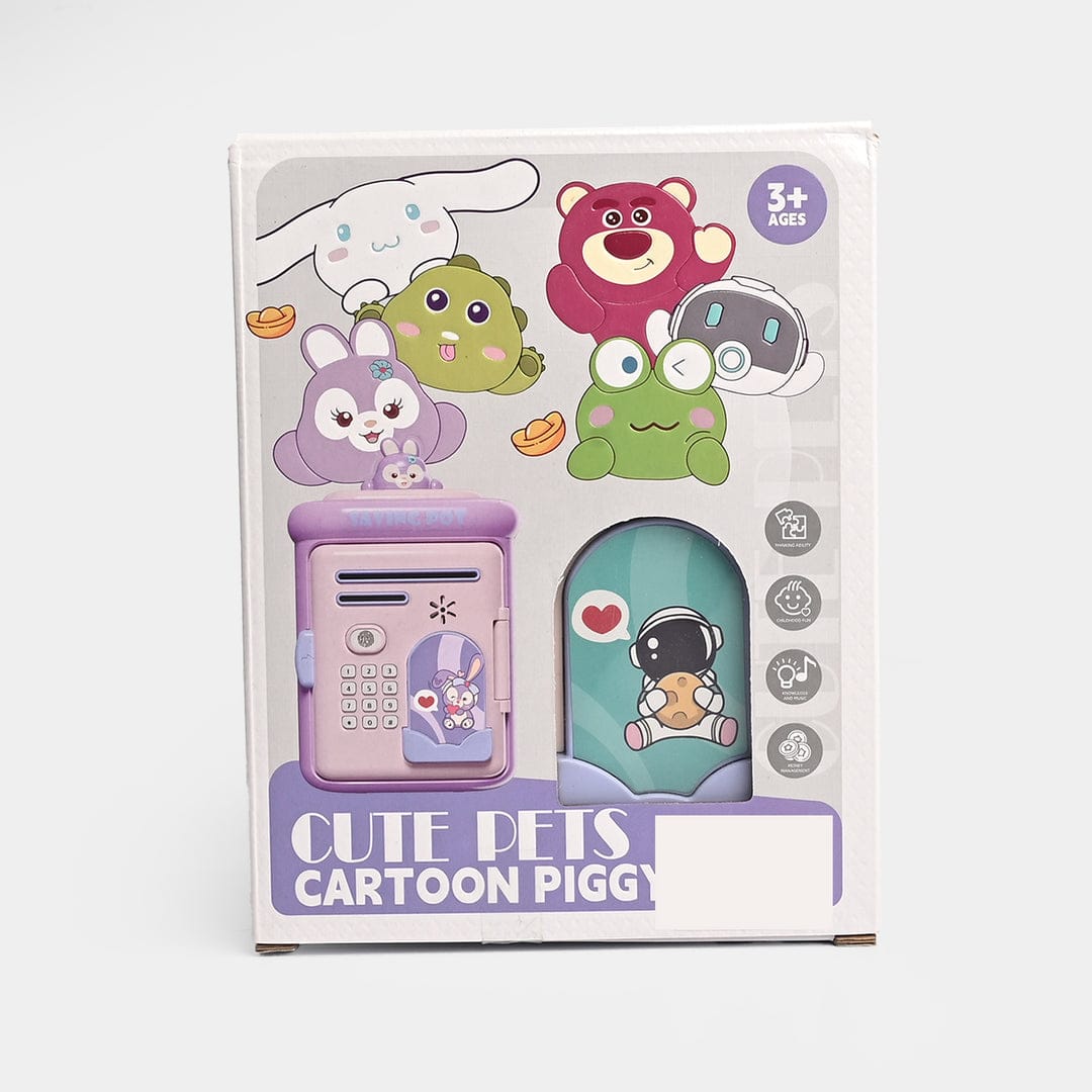 Cute Pets Electronic Safe Bank for Kids (3+ Years)