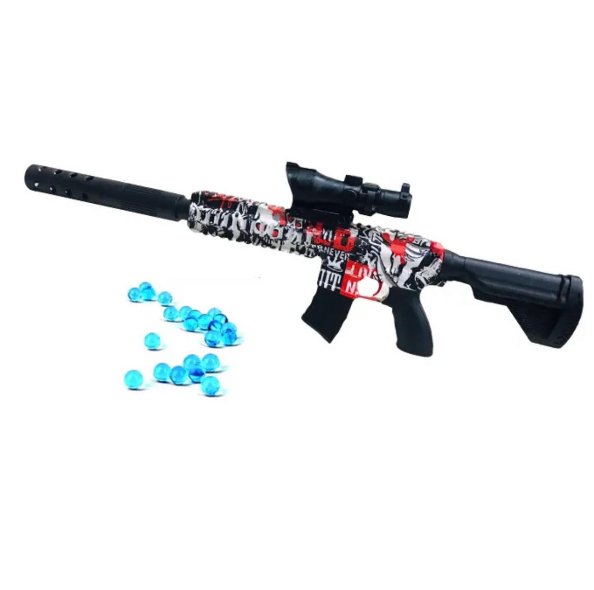 M416 Sport Gun Toy With Silencer & Telescope for Kids (14+ Years)