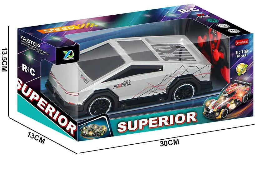 Superior Die-Cast Tesla Cyber Truck Model RC Car (3+ Years)
