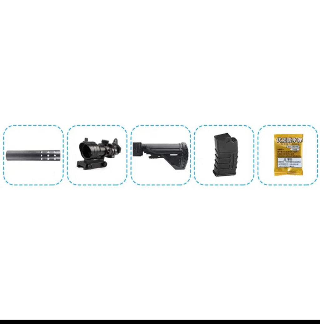 M416 Sport Gun Toy With Silencer & Telescope for Kids (14+ Years)