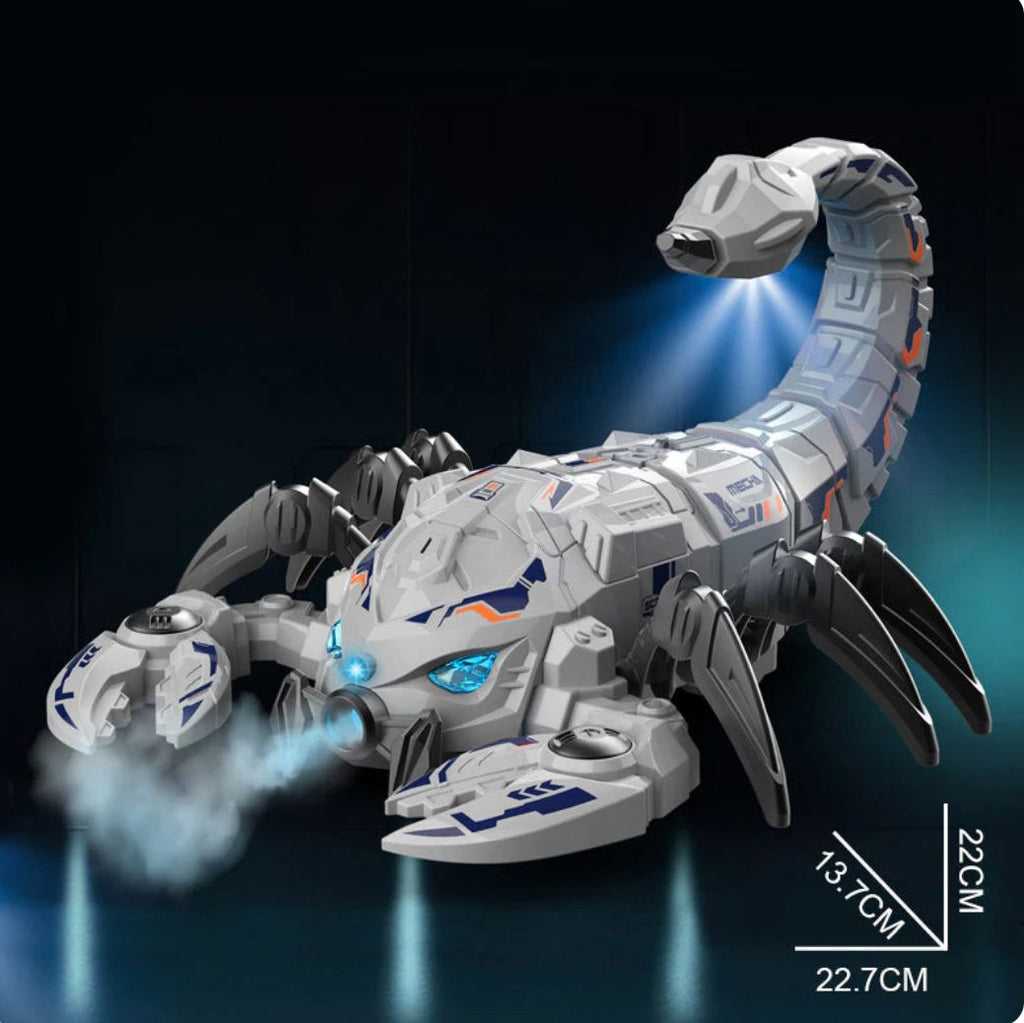 Mechanical Scorpion Robot Toy with Lights, Music & Atomizing Smoke (3+ Years)