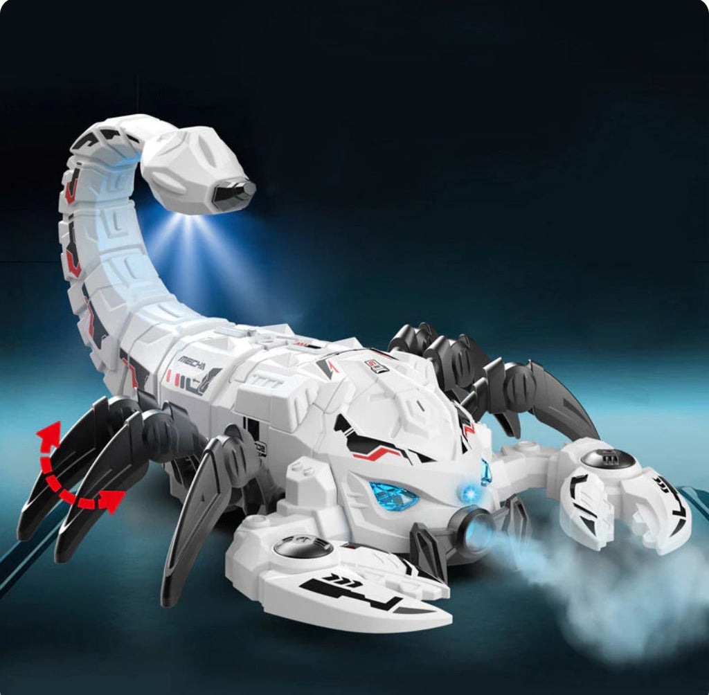 Mechanical Scorpion Robot Toy with Lights, Music & Atomizing Smoke (3+ Years)