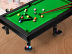 Realistic Mini Billiards Game Table with Cues & Balls for Kids (3+ Years)