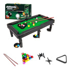 Realistic Mini Billiards Game Table with Cues & Balls for Kids (3+ Years)