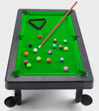 Realistic Mini Billiards Game Table with Cues & Balls for Kids (3+ Years)